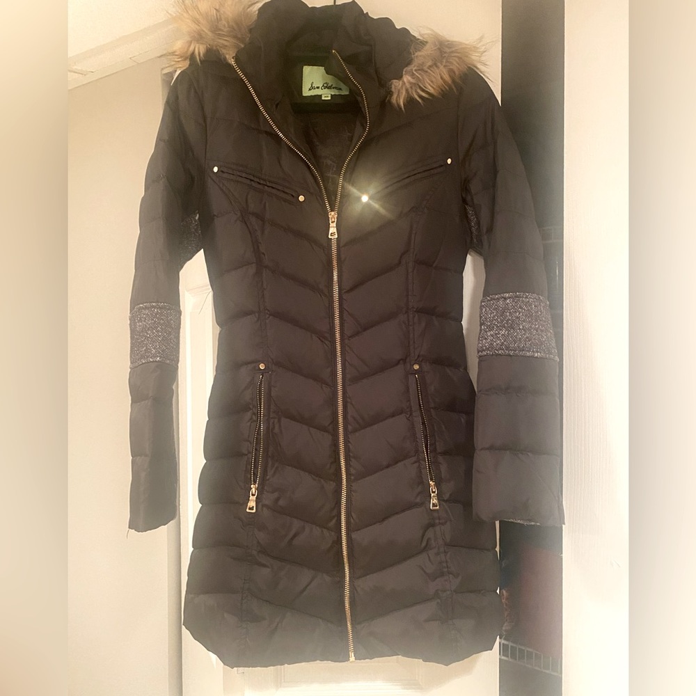 Sam Edelman winter coat, XS, with hood and belt